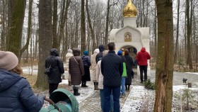 Молебен в часовне 